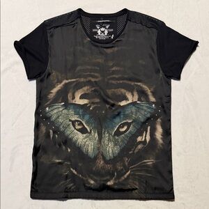 Sons of heroes utterfly mask short sleeve mesh back tee